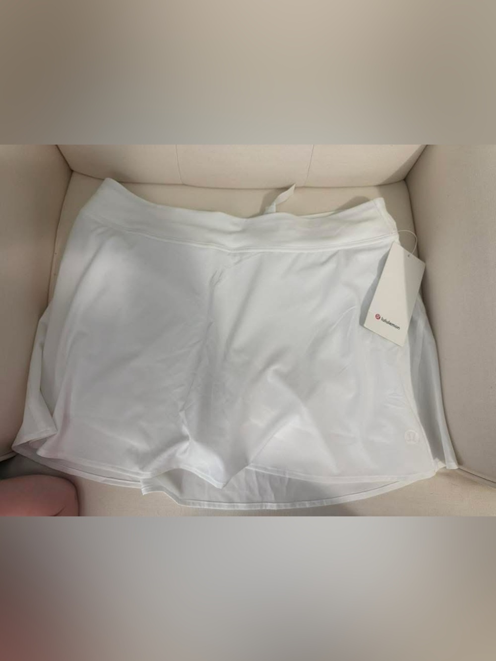 Lightweight high-rise tennis skort